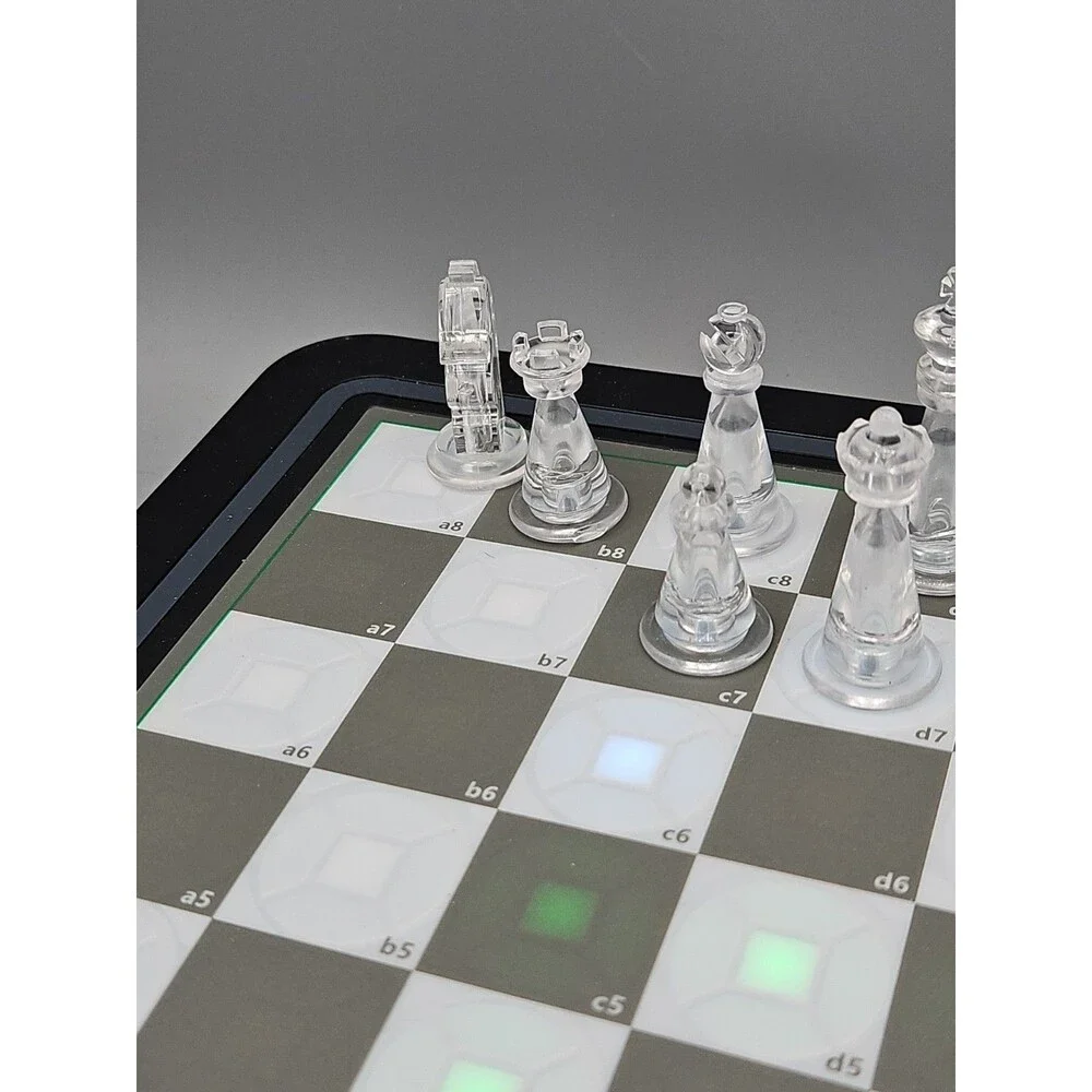 Electronic Chess Board L6 with LED Lights, Computer Chess Set with Piece Charger
